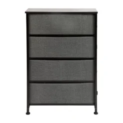 Flash Furniture 4 Drawer Slim Wood Top Cast Iron Frame Vertical Storage Dresser With Easy Pull Fabric Drawers 19 Flash Furniture 4 Drawer Slim Wood Top Cast Iron Frame Vertical Storage Dresser With Easy Pull Fabric Drawers -Bedroom Home Store GUEST 266fad51 c014 4f68 bee6 aa09e96a367e