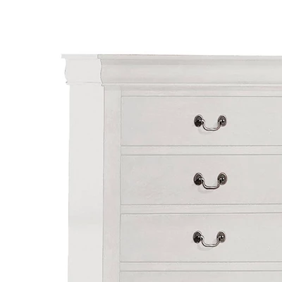 31" Louis Philippe Chest White - Acme Furniture 5 31" Louis Philippe Chest White - Acme Furniture - Image 3