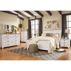 Full/Queen Willowton Panel Headboard Whitewash - Signature Design By Ashley 21 Full/Queen Willowton Panel Headboard Whitewash - Signature Design By Ashley -Bedroom Home Store GUEST 26fa3961 a92e 4137 829b 433e62c8a94c