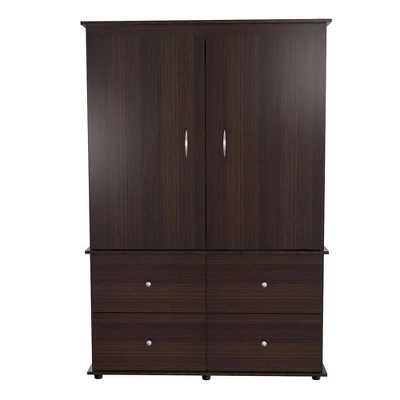 70.9" Video Combo Armoire Espresso - Inval 8 70.9" Video Combo Armoire Espresso - Inval - Image 6