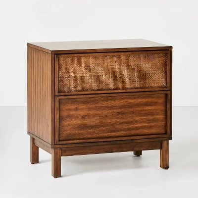 Wood & Cane Transitional Nightstand - Hearth & Hand™ With Magnolia 12 Wood & Cane Transitional Nightstand - Hearth & Hand™ With Magnolia - Image 10
