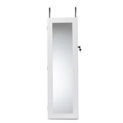 Richelle Wood Hanging Jewelry Armoire With Mirror - Baxton Studio 17 Richelle Wood Hanging Jewelry Armoire With Mirror - Baxton Studio -Bedroom Home Store GUEST 2877b371 353a 4df7 8179 47c4d01c8577