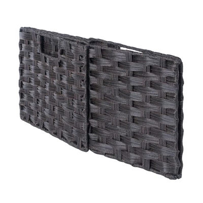 42" 7pc Leo Storage Shelf With Baskets Espresso/Chocolate - Winsome 8 42" 7pc Leo Storage Shelf With Baskets Espresso/Chocolate - Winsome - Image 6