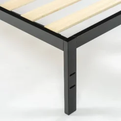 14" Narrow Twin Mia Platform Bed Frame Black - Zinus