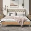 Queen Size Upholstered Wood Platform Bed-ModernLuxe 2 Queen Size Upholstered Wood Platform Bed-ModernLuxe -Bedroom Home Store GUEST 2947bb74 96b7 4cf6 b76b 93abb4f36537