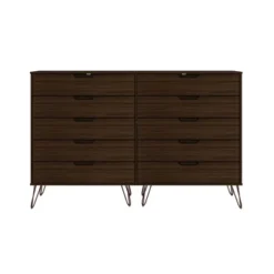 Rockefeller 10 Drawer Double Tall Dresser - Manhattan Comfort 31 Rockefeller 10 Drawer Double Tall Dresser - Manhattan Comfort -Bedroom Home Store GUEST 2c1686b3 0d6e 46b9 a66b 32be2922eaef