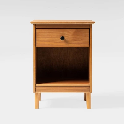 Stiva Classic Mid-Century Modern 1 Drawer Nightstand - Saracina Home 12 Stiva Classic Mid-Century Modern 1 Drawer Nightstand - Saracina Home - Image 10