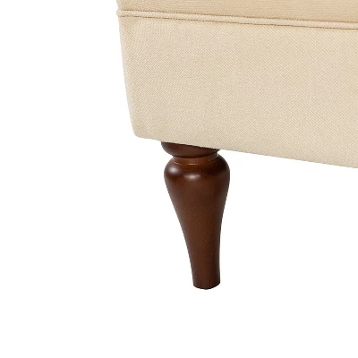 Cecilia Upholstered Bench With Removable Bolster Pillows|ARTFUL LIVING DESIGN 10 Cecilia Upholstered Bench With Removable Bolster Pillows|ARTFUL LIVING DESIGN - Image 8
