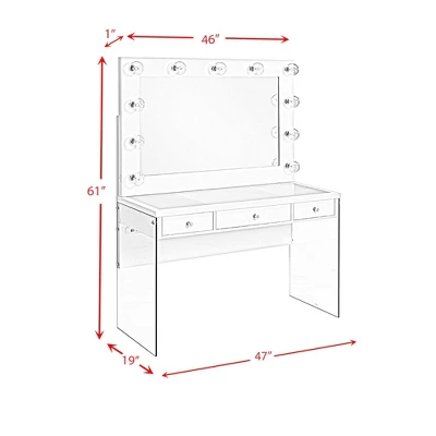 2pc Jayden Vanity Set White - Picket House Furnishings 12 2pc Jayden Vanity Set White - Picket House Furnishings - Image 10