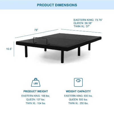Serene Dual Massage Adjustable Bed Frame - HOMES: Inside + Out 7 Serene Dual Massage Adjustable Bed Frame - HOMES: Inside + Out - Image 5
