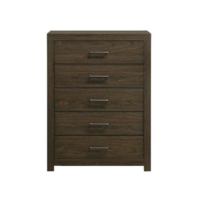 Hendrix 5 Drawer Chest Walnut - Picket House Furnishings 3 Hendrix 5 Drawer Chest Walnut - Picket House Furnishings