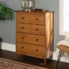 Stiva Classic Mid-Century Modern Vertical 4 Drawer Dresser - Saracina Home 1 Stiva Classic Mid-Century Modern Vertical 4 Drawer Dresser - Saracina Home -Bedroom Home Store GUEST 311e1c2a 39b0 466c 9e8a a54ae5fc6acd