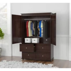 70.9" Video Combo Armoire Espresso - Inval 13 70.9" Video Combo Armoire Espresso - Inval -Bedroom Home Store GUEST 31383ea5 25cd 433b 933b 991136a117be