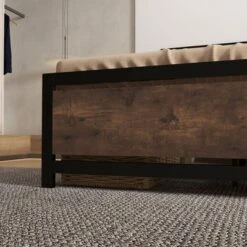 HOMCOM Full Platform Bed Frame With Headboard & Footboard, Strong Metal Slat Support Full Bed Frame W/ Underbed Storage Space, No Box Spring Needed 11 HOMCOM Full Platform Bed Frame With Headboard & Footboard, Strong Metal Slat Support Full Bed Frame W/ Underbed Storage Space, No Box Spring Needed -Bedroom Home Store GUEST 31bacc42 e17f 4d8f 9241 537e2f8a97df