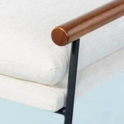 Cushioned Metal & Wood Bench - Cream/Black - Hearth & Hand™ With Magnolia 9 Cushioned Metal & Wood Bench - Cream/Black - Hearth & Hand™ With Magnolia -Bedroom Home Store GUEST 31d32cd8 6e8f 42a8 ba93 0f4864c8073d