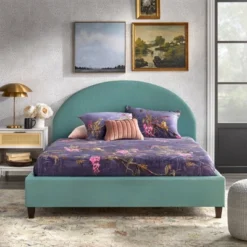 Queen Ava Upholstered Bed - Angelo:HOME