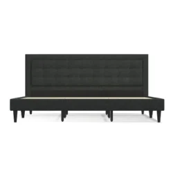 Glenwillow Home Conner Upholstered Platform Bed Frame, Button Tufted, Mattress Foundation, Wood-Slat Support, No Box Spring Needed, Easy Assembly 10 Glenwillow Home Conner Upholstered Platform Bed Frame, Button Tufted, Mattress Foundation, Wood-Slat Support, No Box Spring Needed, Easy Assembly -Bedroom Home Store GUEST 32a1c226 f402 4e5c a09a 2fb372f6d8e8