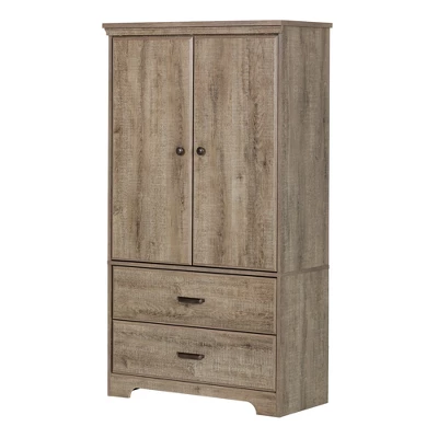 Versa 2 Door Armoire With Drawers - South Shore 11 Versa 2 Door Armoire With Drawers - South Shore - Image 9