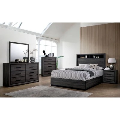 Flemming 6 Drawer Dresser Gray - MiBasics 5 Flemming 6 Drawer Dresser Gray - MiBasics - Image 3