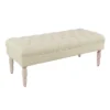 Classic Tufted Medium Bench - HomePop 2 Classic Tufted Medium Bench - HomePop -Bedroom Home Store GUEST 34fdd8da 66ce 4bef af1d 1a3af8f823d5