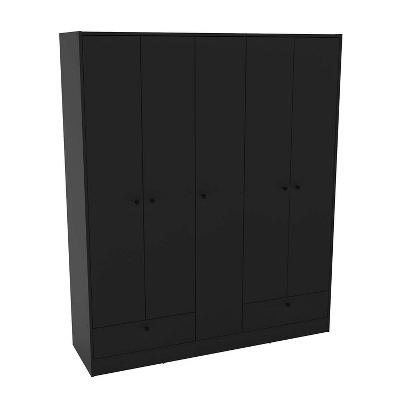 Denmark 5 Door 2 Drawer Wardrobe - Polifurniture 9 Denmark 5 Door 2 Drawer Wardrobe - Polifurniture - Image 7
