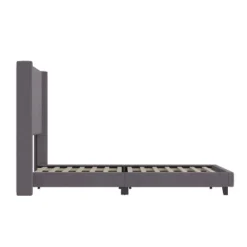 Soren Velvet Upholstered Platform Bed Frame With Wingback Headboard - Taylor & Logan 15 Soren Velvet Upholstered Platform Bed Frame With Wingback Headboard - Taylor & Logan -Bedroom Home Store GUEST 35fbe8f3 67b5 4060 ab46 ad642c331eaf