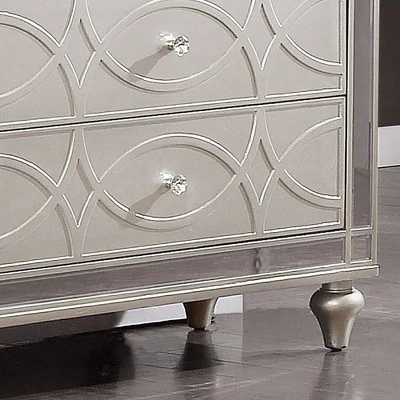 La Mesa 6 Drawer Glam Dresser Silver - HOMES: Inside + Out 4 La Mesa 6 Drawer Glam Dresser Silver - HOMES: Inside + Out - Image 2