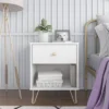 Finley Nightstand White - Novogratz 1 Finley Nightstand White - Novogratz -Bedroom Home Store GUEST 3a640266 242d 4367 be89 65b2f4a02d6f