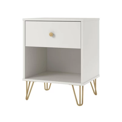 Finley Nightstand White - Novogratz 8 Finley Nightstand White - Novogratz - Image 6