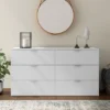 Delmar Wood 6 Drawer Dresser Matte White - Hillsdale Furniture 2 Delmar Wood 6 Drawer Dresser Matte White - Hillsdale Furniture -Bedroom Home Store GUEST 3a76f24b 8a9d 4149 b8df f1103613a67b