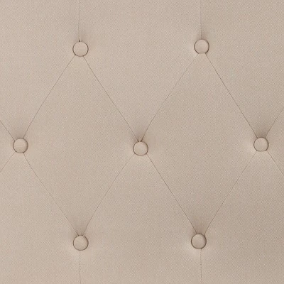 Emma And Oliver Arched Button Tufted Upholstered Headboard 8 Emma And Oliver Arched Button Tufted Upholstered Headboard - Image 6