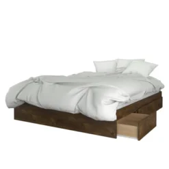 Queen 3pc Rubicon Platform Bed Set Truffle - Nexera 7 Queen 3pc Rubicon Platform Bed Set Truffle - Nexera -Bedroom Home Store GUEST 3b060155 5a65 400d a001 8bd0d5bd0624