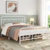 Yaheetech Queen Size Vintage Metal Bed Frame With Headboard, White 2 Yaheetech Queen Size Vintage Metal Bed Frame With Headboard, White -Bedroom Home Store GUEST 3b290034 79b7 4ade a9b6 6d97a0f36aad