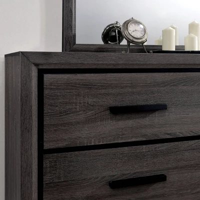 Flemming 6 Drawer Dresser Gray - MiBasics 4 Flemming 6 Drawer Dresser Gray - MiBasics - Image 2