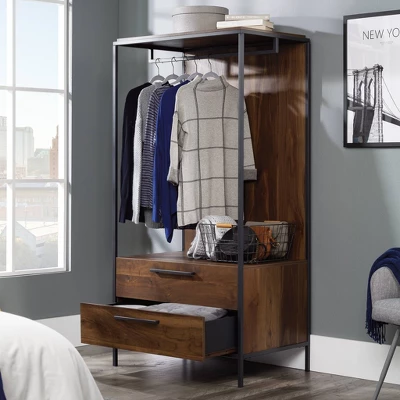 Nova Loft Armoire With Drawers Grand Walnut - Sauder 4 Nova Loft Armoire With Drawers Grand Walnut - Sauder - Image 2