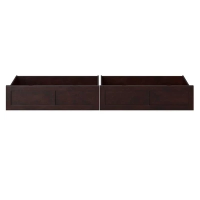 Set Of 2 Twin/Full Drawers Espresso - AFI 4 Set Of 2 Twin/Full Drawers Espresso - AFI - Image 2