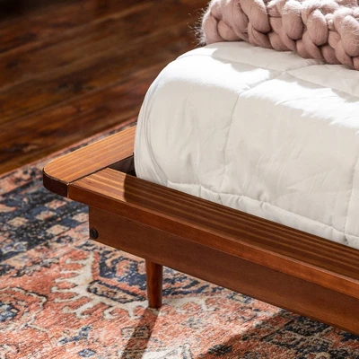 Boho Solid Wood Spindle Platform Bed - Saracina Home 8 Boho Solid Wood Spindle Platform Bed - Saracina Home - Image 6