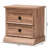 Ryker Oak Finished 2 Drawer Wood Nightstand Brown - Baxton Studio 1 Ryker Oak Finished 2 Drawer Wood Nightstand Brown - Baxton Studio -Bedroom Home Store GUEST 3e05abbe 2ef0 43c0 a7df 6fe157394025