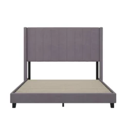 Soren Velvet Upholstered Platform Bed Frame With Wingback Headboard - Taylor & Logan 14 Soren Velvet Upholstered Platform Bed Frame With Wingback Headboard - Taylor & Logan -Bedroom Home Store GUEST 3e3fa5d0 fda3 42db 817d f15136dbf0ec