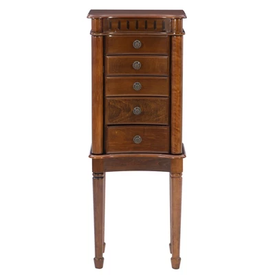 Kasey Jewelry Armoire Walnut - Powell Company 4 Kasey Jewelry Armoire Walnut - Powell Company - Image 3