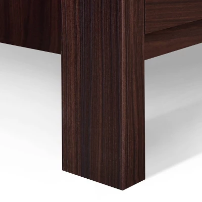 3pc Olimont Contemporary Dresser And Nightstand Set Walnut - Christopher Knight Home 5 3pc Olimont Contemporary Dresser And Nightstand Set Walnut - Christopher Knight Home - Image 3