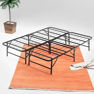 Continental Sleep 14 Inch Quickbase Metal Mattress Platform Bed Frame Foundation With Steel Slats (No Box Spring Needed), Twin, Black 10 Continental Sleep 14 Inch Quickbase Metal Mattress Platform Bed Frame Foundation With Steel Slats (No Box Spring Needed), Twin, Black - Image 8
