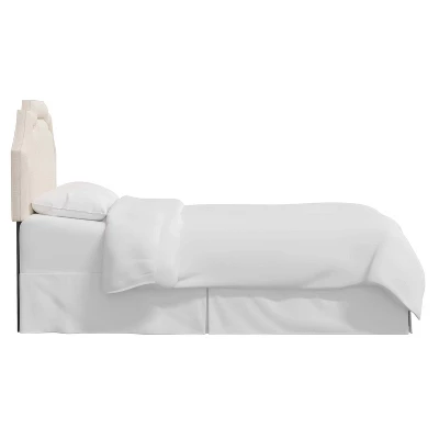 Axel Notched Bordered Headboard Linen - Skyline Furniture 5 Axel Notched Bordered Headboard Linen - Skyline Furniture - Image 3
