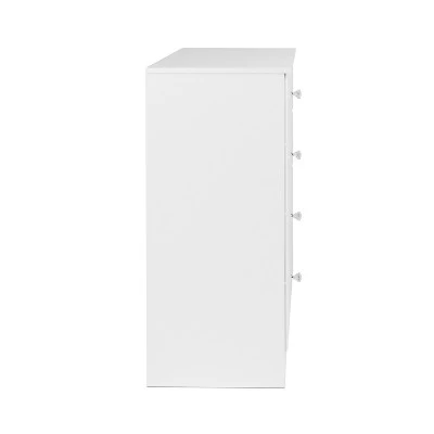 Astrid 4 Drawer Dresser With Crystal Knobs White - Prepac 5 Astrid 4 Drawer Dresser With Crystal Knobs White - Prepac - Image 3