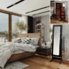 Jewelry Armoire Brown - Ore International 1 Jewelry Armoire Brown - Ore International -Bedroom Home Store GUEST 40970605 bea2 46ec baae 2bf6c28ae793
