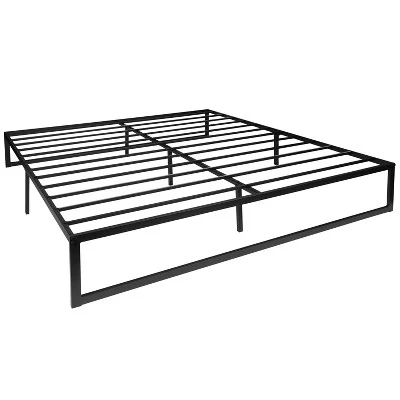 Emma And Oliver Complete Bed Set: Metal Platform Frame; Hybrid Pocket Spring Mattress In A Box And Cool Gel Memory Foam Topper 4 Emma And Oliver Complete Bed Set: Metal Platform Frame; Hybrid Pocket Spring Mattress In A Box And Cool Gel Memory Foam Topper - Image 2