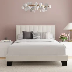 Crestone Upholstered Adjustable Height Platform Bed - Hillsdale Furniture