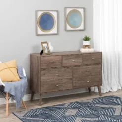 7 Drawer Milo Mid-Century Modern Dresser - Prepac 30 7 Drawer Milo Mid-Century Modern Dresser - Prepac -Bedroom Home Store GUEST 472e442c 717f 451b af13 aef551c5184b