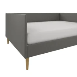 Queen Fabio Mid-Century Daybed Queen Gray Linen - Room & Joy 12 Queen Fabio Mid-Century Daybed Queen Gray Linen - Room & Joy -Bedroom Home Store GUEST 48987423 dae9 4d31 9664 74ba3f87f78b
