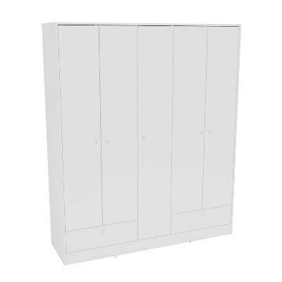 Denmark 5 Door 2 Drawer Wardrobe - Polifurniture 11 Denmark 5 Door 2 Drawer Wardrobe - Polifurniture - Image 9